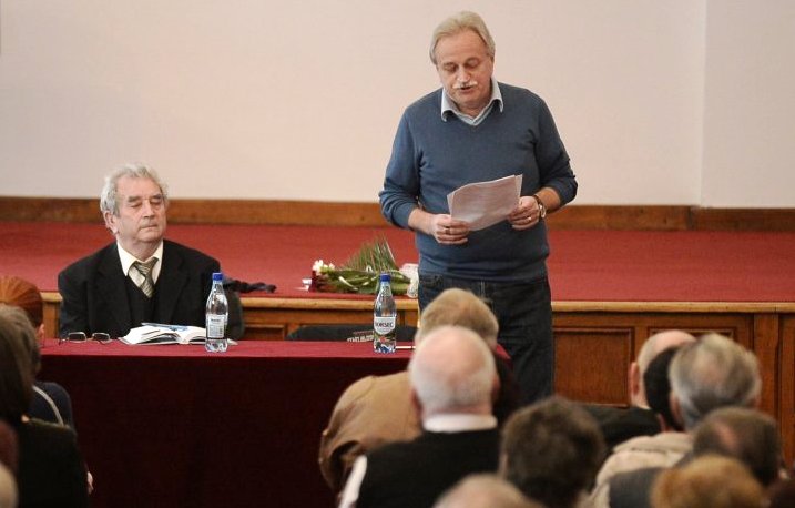 Szakács István Péterrel Székelyudvarhelyen (2017) – Simó Márton felvétele