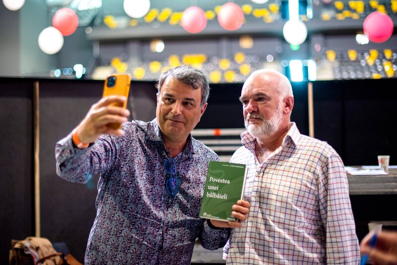 Lucian Mîndruță és Vida Gábor. Fotó: SepsiBook