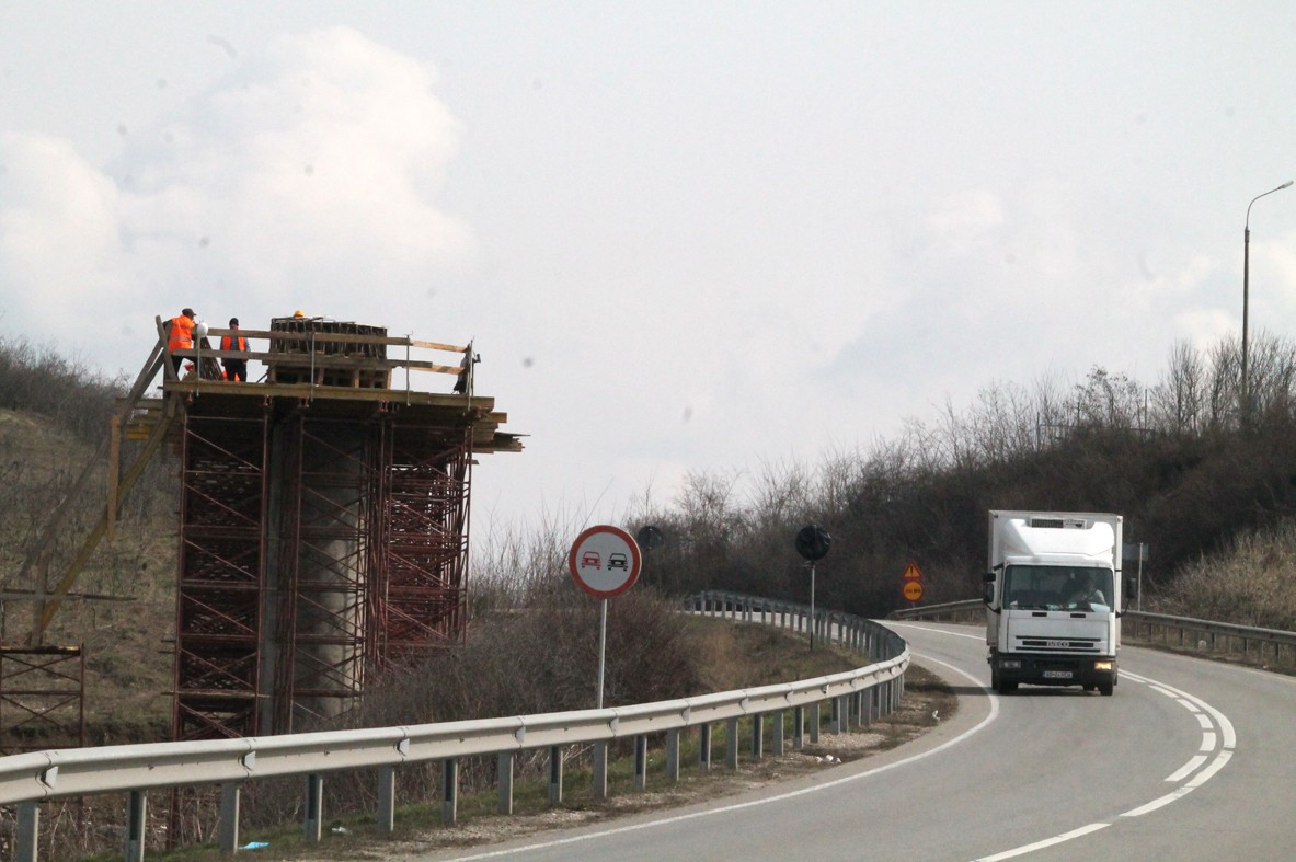 Autópálya-építés Maroskecén, Fotó: Nagy Tibor