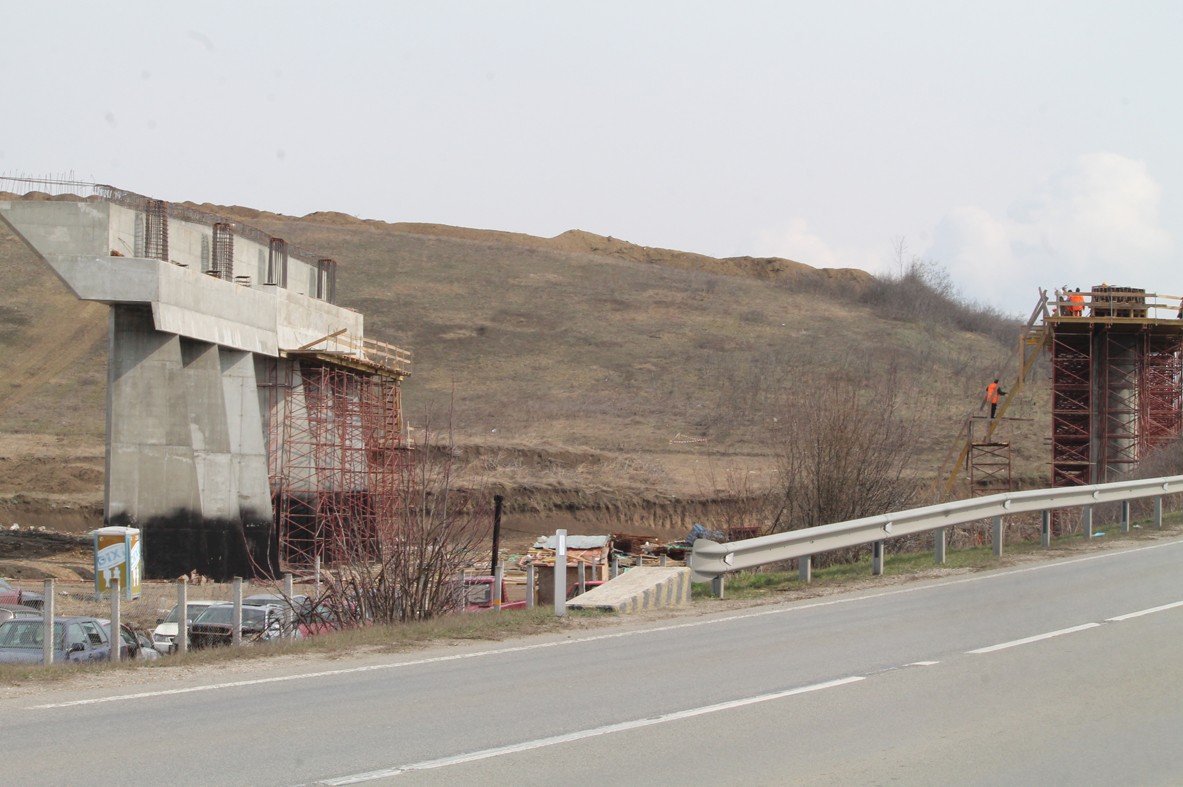 Autópálya-építés Maroskecén, Fotó: Nagy Tibor